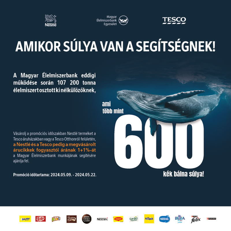 Ismét összefog a Tesco és a Nestlé a nélkülözőkért