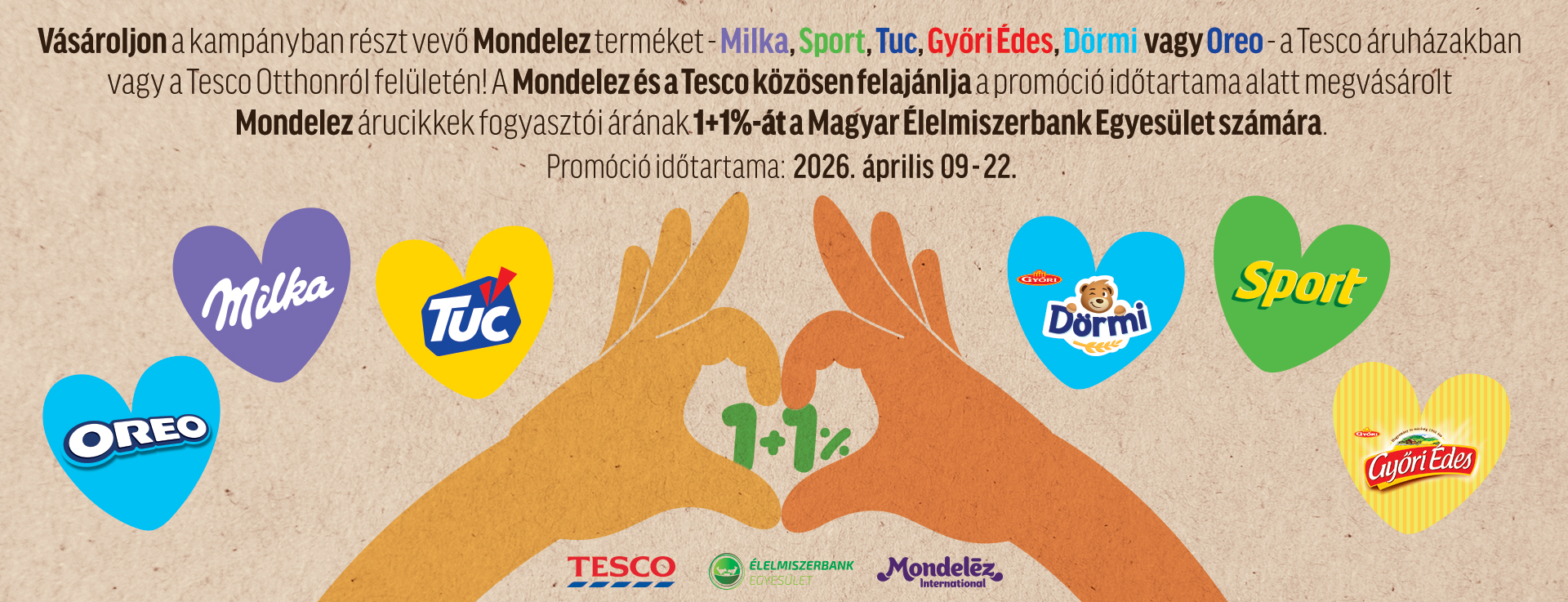 A legédesebb duó: nassolás és jótékonykodás